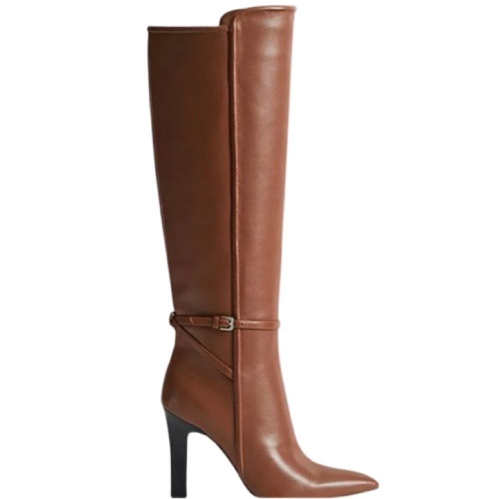 Reiss Brown Over the Knee Boots